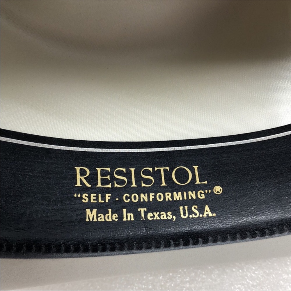 Resistol Hat 5X Beaver Cattleman Cowboy Gray Long Oval Size 6 3/4 Leairds - Picture 8 of 16